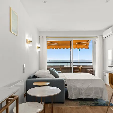 Appartement Front De Le Soleil Centre Juan Les Pins *